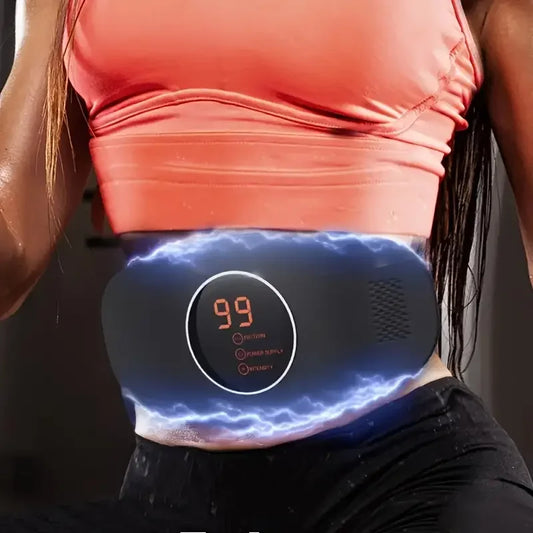 Portable Electric Body Slimming Machine Weight Loss Crazy Fat Burning Massage Fitness Belt Beauty Tool Constipation